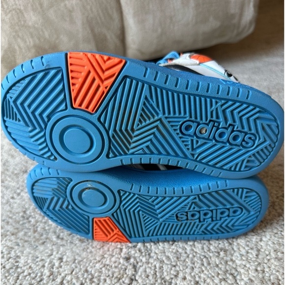 Adidas Kids Disney Mickey Mouse X Hoops Mid 3.0 Sneakers Size 12 - Picture 10 of 11